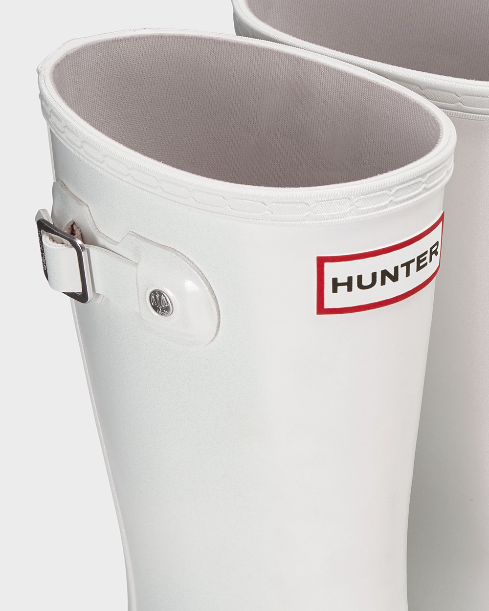 Kids Rain Boots - Hunter Original Big Nebula (10OYCSBVT) - Silver